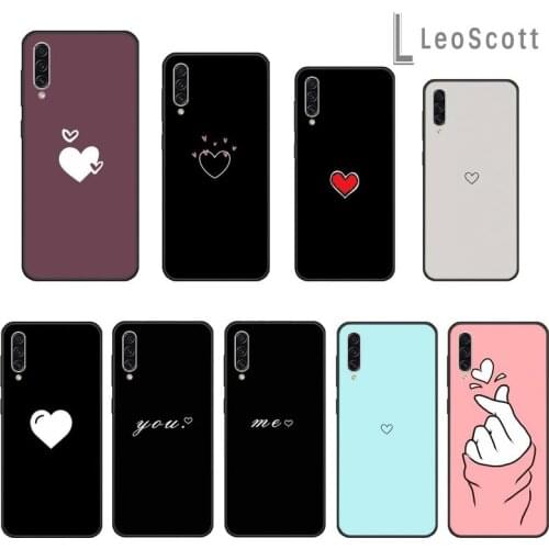 Heart love simple Phone Case For Samsung Galaxy A 3 6 7 8 10 21 01 11 31 91 10S 20S 30S 50S PLUS
