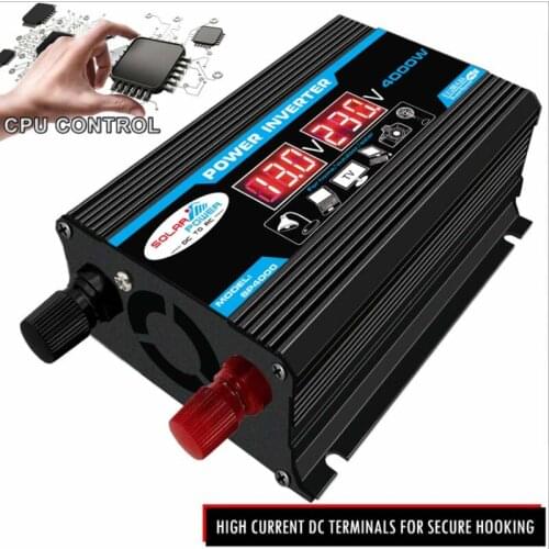 Dual USB voltage display screen of 12v2v / 110v300w vehicle mounted inverter