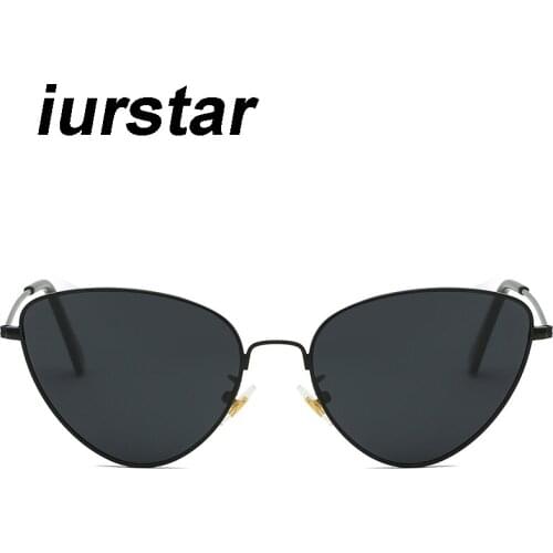 Iurstar Womens Cat Eye Sunglasses