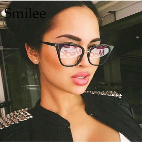 Classic Cat Eye Optical Glasses Frames Women Transparent Glasses Unisex Frame Ultra Light Frame Clear Lens Eyeglasses 0003