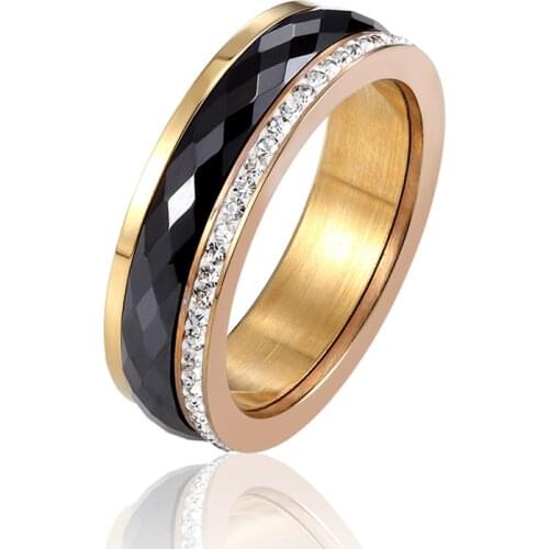 LINGYY Rings With Crystals