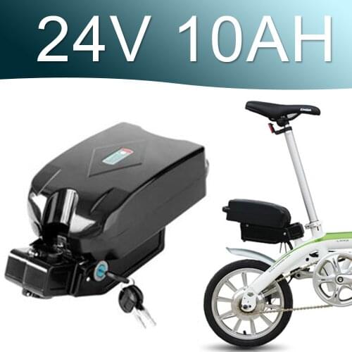 24V 10AH Lithium ion Battery fro g typ Rear Battery Pack 24V Electric bicycle 24v E-bike battery