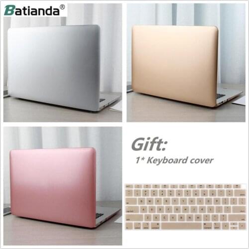 Metal Touch Laptop Case for MacBook Air 12 11 Pro 13 15 Retina A1502 Touch Bar 2019 A1932 A2159 A1989 Hard shell Cover
