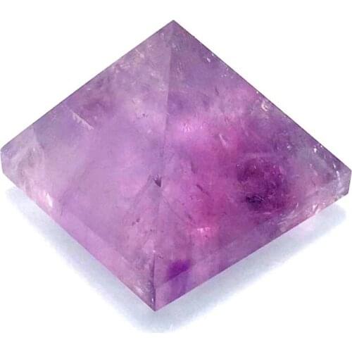 Natural Amethyst Pyramid Purple Quartz Awl Point Egypt Crystal Fashion Energy Healing Carved Crafts Ornament Decoration