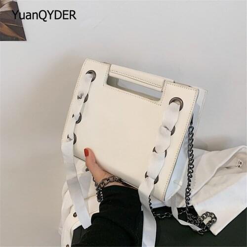 2021 Spring New Ladies Shoulder Bag Fashion Ribbon Design Women Messenger Bags Solid Color Designer Womens Handbag Bolso Mujer