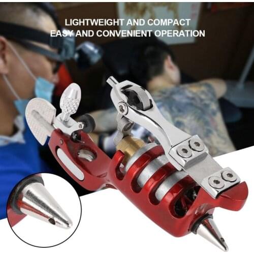 Professional Alloy Electric Tattoo Motor Gun Machine for Shader Liner Compact High Frequency Tattoo Gun Grip Motor Body Art