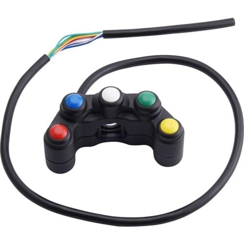 SPELAB 12V Motorcycle Headlight Switches Fog Lights Horn Controller Switch Scooter Handlebar Signal Lamp ON OFF Button Switch