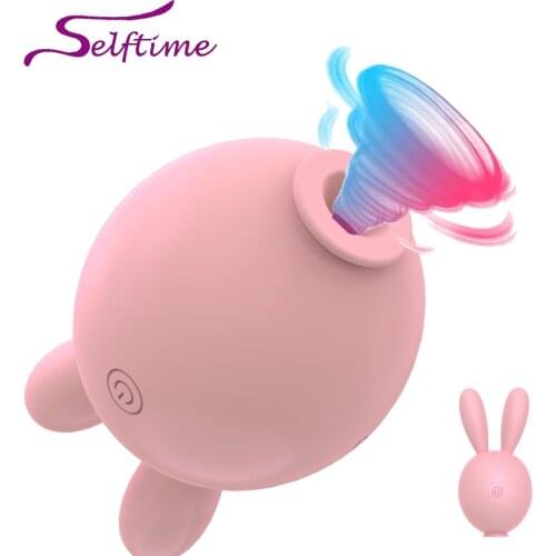 Silicone Rabbit Vibrators for Women Oral Sex Clit Sucker Clitoris Stimulator Sucking Vibrator Sex Toys for Woman Masturbation
