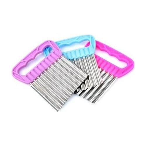 Modern Trend 2021 Sure Life 3'lü Serrated Potato Slicer Chopper kitchen accessories для кухни cocina accesorio cozinha