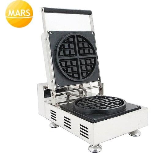 MARS 220v 110v Leige Wafel Machine Brussels Style Waffle Makers Grid Shaped Commercial Used Belgian Waffle Iron Baker Equipment