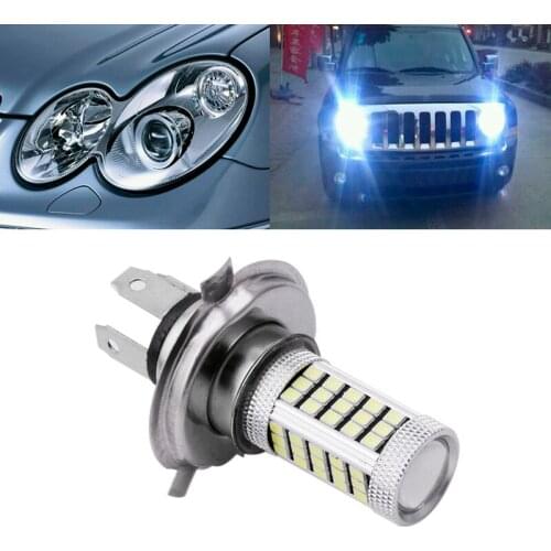 X7AE DC 12V H4 2835 63 LED 6000K Car Projector Fog Driving Light Bulb White New