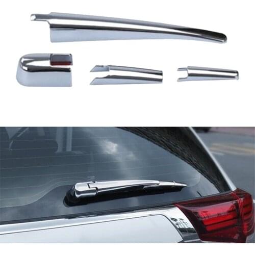 ABS Chrome Rear Wiper Cover Rear Window Wiper Cover Exterior Modification for Mitsubishi Outlander 2013-2019