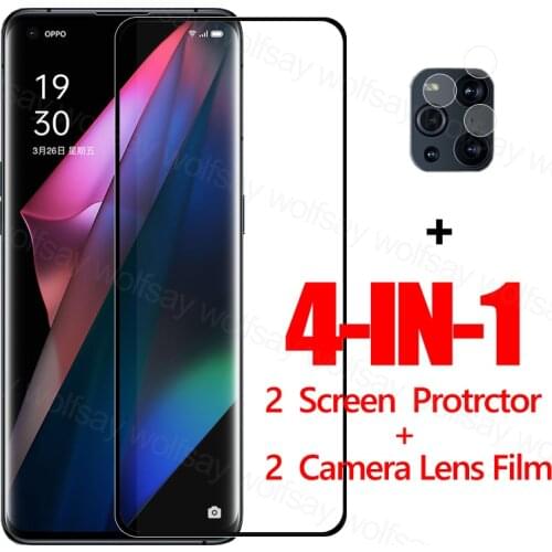 3D Curved Glass For OPPO Find X3 Pro Screen Protector Tempered Glass For OPPO Find X3 Pro Protective Phone Film For Find X3 Pro
