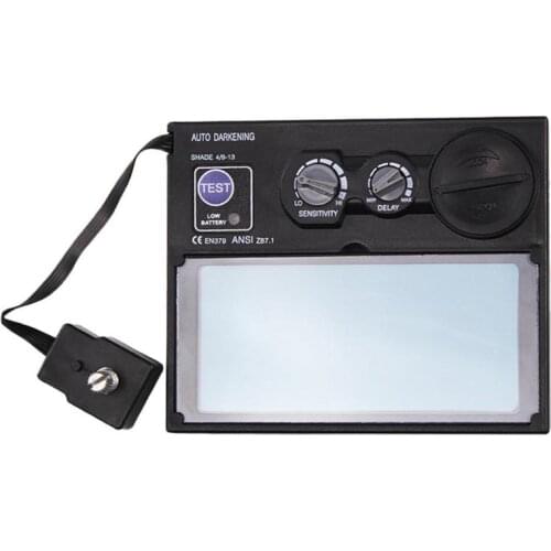 DIN9-DIN13 LCD Screen Solar Automatic Darkening Welding Goggles Lens Filter