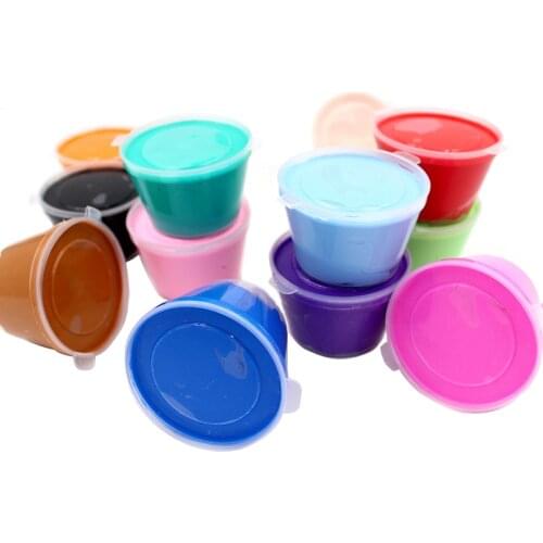 1 Box Butter Slime Clay DIY Fluffy Floam Slime Soft Supplies Antistress Education Craft Magic Sand Plasticine Toy Kit