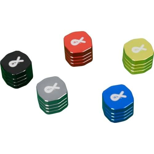 One Piece Octagonal Magnetic Multi-Color Billiard Chalk Holder Accessories Blue Red Black Grey Green 2019