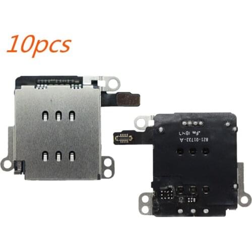 10pcs Dual SIM Card Tray Slot Socket for iPhone XR 11 Inner Dual SIM Card Reader Adapter Replacement Parts