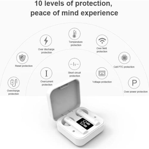 100pcs wholesale lot AIR 2S TWS Bluetooth Earphones 5.1 HIFI High-quality Dual-microphone Noise-cancelling Earphone
