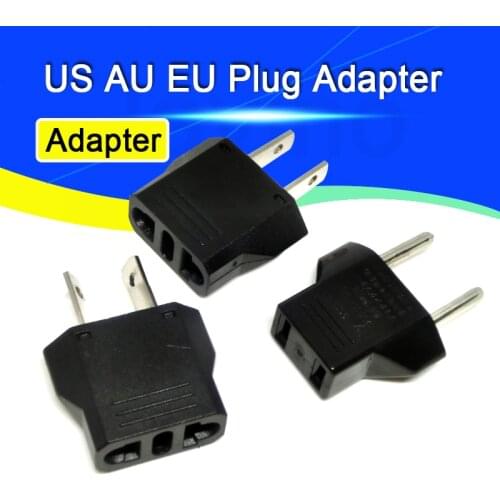 2PCS AU EU US Plug Adapter AC/DC Adapter Adapter Electrical Power Charger Sockets Adapter Power Converter 2PIN