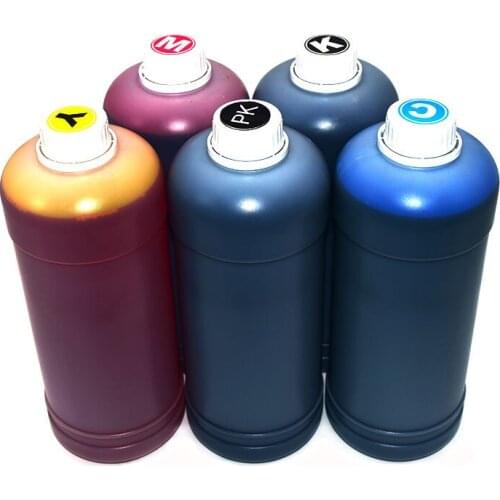 5PC*1000ml T33 T410 Dye Pigment Ink for Epson XP-900 XP-830 XP-645 XP-635 XP-630 XP-540 XP-530 XP-640 XP-7100 Printer