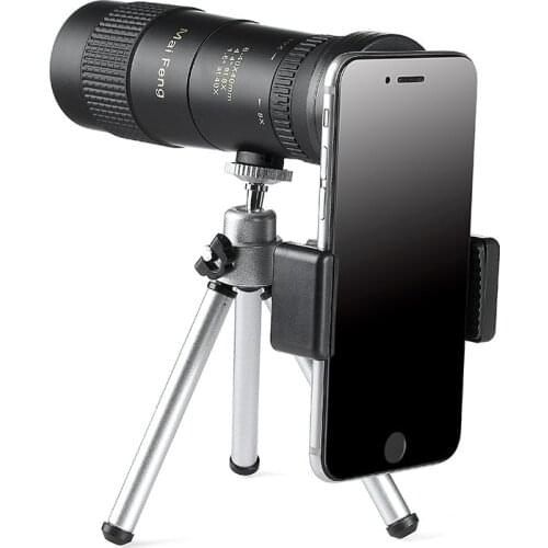 8-40x40 Monocular Telescope Compact Retractable Zoom Waterproof Professional HD ED Glass With Tripod Phone Clip