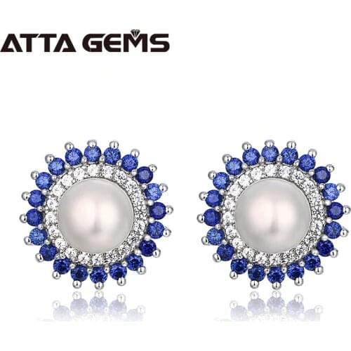 ATTAGEMS Pearl Earrings