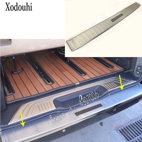 Car external rear bumper Protect trunk trim cover plate pedal 1pcs For Mercedes Benz Vito W447 2017 2018 2019