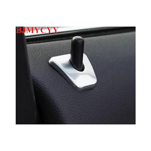 BJMYCYY 4PCS/SET Car door to cover door bolt ABS decorative sequins for BMW 5 Series 525li 528li 530li 540li 2018