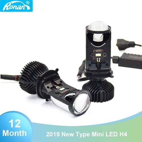 Canbus 45W/PC Lamp H4 LED Mini Projector Lens Automobles Bulb Conversion Kit Hi/Lo Beam Headlight 12V