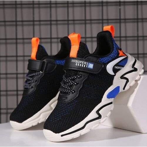 Sport Children Shoes For Kids Sneakers Boys Casual Shoes Girls Sneakers Hook&Loop Running Footwear Trainers Breathable Mesh 2021