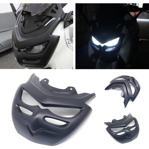 For Yamaha NMAX155 Nmax155 2020 2021 Motorcycle ABS Front Headlight Guard Clear Lens Head Light Lamp Protector Accessories
