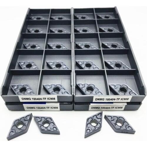 DNMG150404 DNMG150408 TF IC907 IC908 External metal lathe insert Iscar CNC lathe parts tool DNMG 150404 turning tool