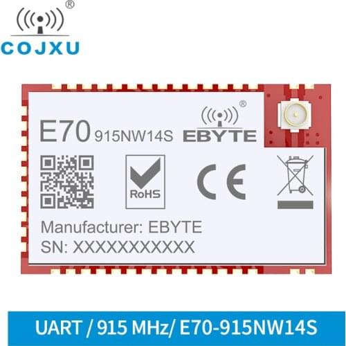 E70-915NW14S CC1310 module 2.5km star network module Wireless Transceiver Transmitter and Receiver 915MHz modules 14dBm SMD