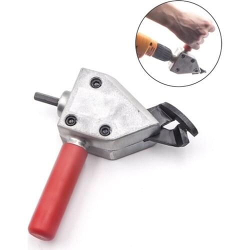 FATCOOL Nibble Metal Cutting Sheet Metal Cut Power Tool Accessories Nibbler Saw Cutter Tool Drill Attachment Cutting Tool
