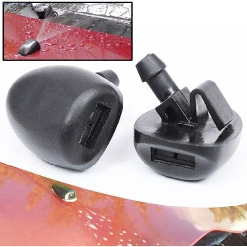 2Pcs/set Car Front Windshield Wiper Washer Jet Nozzle High Quality Washer Nozzle Replacement For Peugeot 407 206