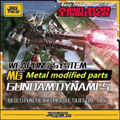 JAOparts Metal Modified parts set for Bandai MG 1/100 GN-002 Dynames Weapon System Gundam DJ042
