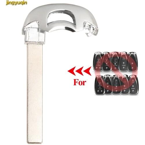 Jingyuqin 10px Flip Remote Car Key Blank For Chevrolet Cruze Camaro Menlo Malibu XL Orlando Trax Trailblazer Equinox Uncut Blade