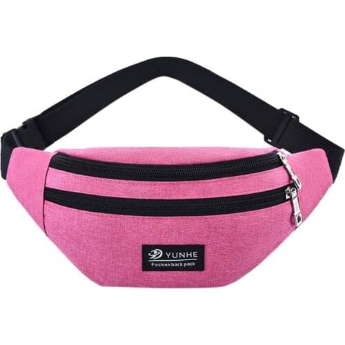 Fashion Outdoors Trave Waist Bag Women Mens Solid Color Crossbody Zipper Hip Belt Bags Casual Fanny Pack Chest Phone Pouch Mujer