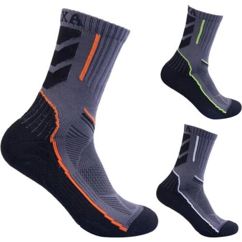 Outdoor Running Socks Mens High To Help Fast Dry Breathable Absorbent Sweat Socks