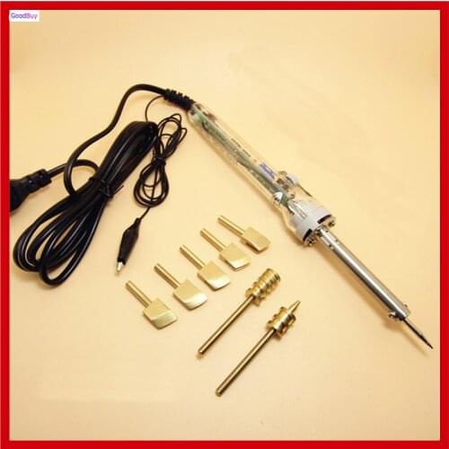 New Temperature Adjustable Electrical Leather Edger Groover Leather Edge Heating Banding Twist Iron + Copper Head