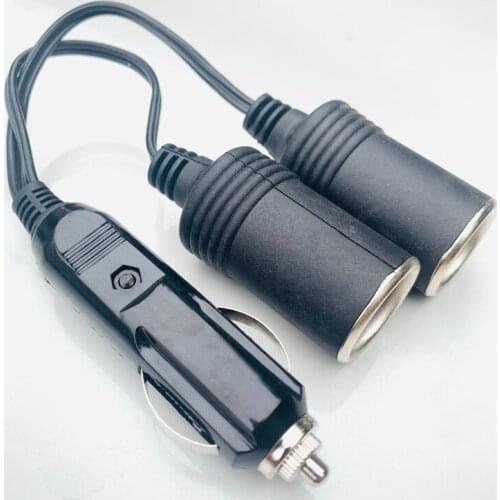 Newest 2 Ways Triple Car Cigarette Lighter Splitter Female Socket Plug Power Adapter Connector Output 10A charger 12v 24v