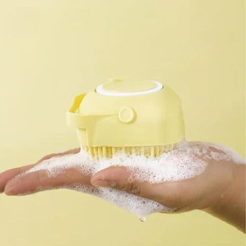 New Product Baby Soft Shower Silicone Bath Ball Household Multifunctional Massage Comb Shower Brush Pet Rub Mud Bath Artifact