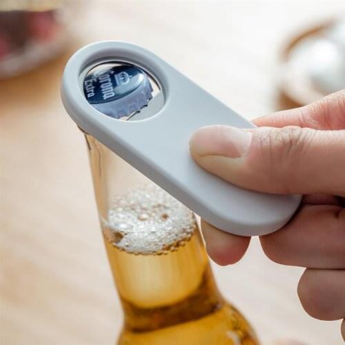 Bottle Opener Creative Plastic Beer Tool Beer Cap Opener With Magnetic