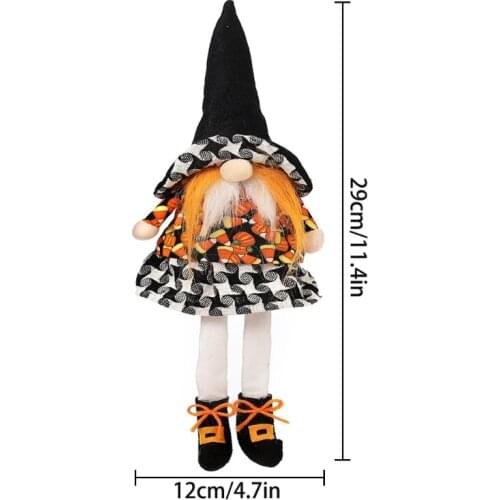 Halloween Chef Gnomes Plush Summer Kitchen Dwarf Christmas Ornament Couple Plush Gnomes for Valentines Day Wedding Gift