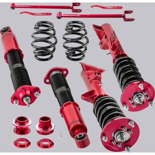 Coilover Suspension front rear 4PCS+ 1 pair control arm for BMW 318i, 318is, 318ic, 323i, 323ic, 323is E36 Shock Absorber Strut