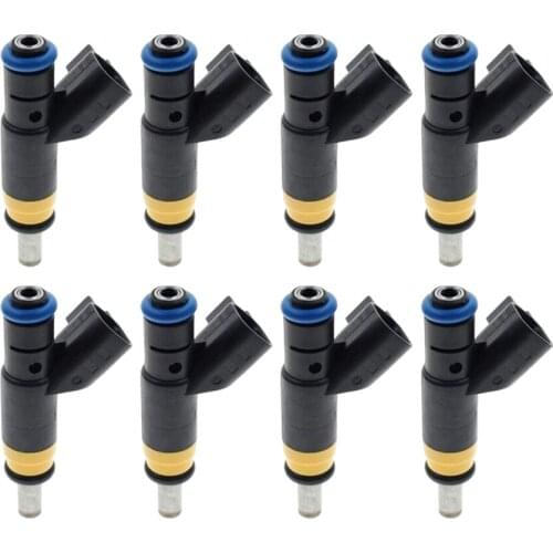 8x 4 Hole Fuel Injectors for Ram 1500 2500 3500 for Chrysler 5.7 6.1 V8 2006-2017 05037479AA Engine Injection Car Parts
