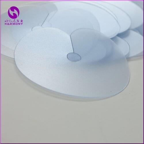 50pcs/lot round plastic scalp shield protector hair extension heat protector shield for salon pre-bonded hair extension