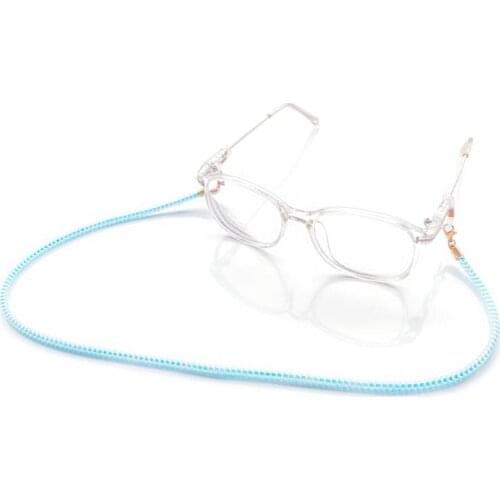 1 Pc TPU Elastic Mask Lanyard Mask Hanging Rope Glasses Face Mask Holder Colorful Adjustable Hanging Chain 5 Color To Choose