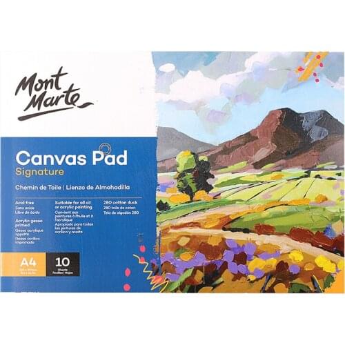 10 pcs/Set Blank Canvas Pad For Painting Acrylic Oil Painting Canvas Book Waterproof Art Supplies For Artist