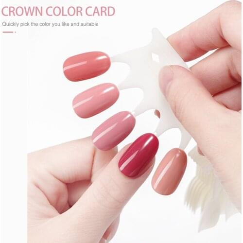 50PCS Nail Gel Color Card False Nail Tips Fan Fake Nail Tips Nail Art Practice Manicure Acrylic UV Gel Polish Display Card